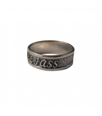 R002184 Handmade Sterling Silver Ring Band This Too Shall Pass Genuine Solid Stamped 925